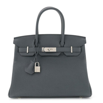 Hermes Togo Birkin 30 Gris Misty 1 of 11