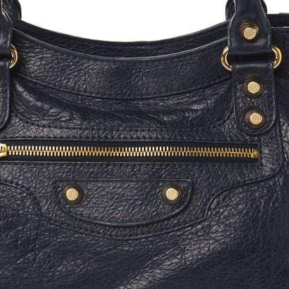 Balenciaga Agneau Giant 12 Gold Hardware Velo Bleu Obscur 12 of 14