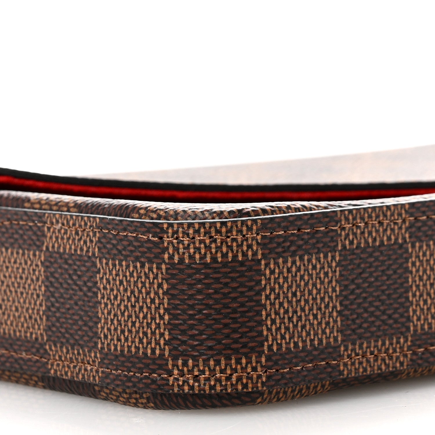 Louis Vuitton Damier Ebene Pochette Felicie Chain Wallet 9 of 11