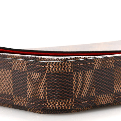 Louis Vuitton Damier Ebene Pochette Felicie Chain Wallet 9 of 11