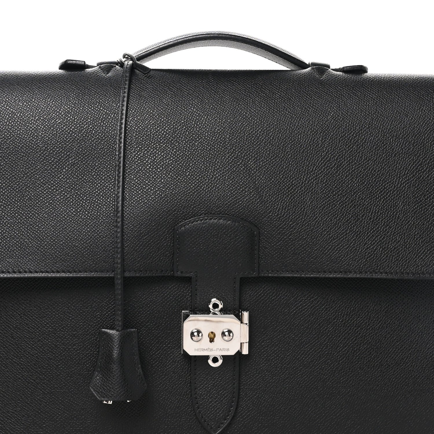 Hermes Epsom Sac A Depeches Light 1-37 Briefcase Black 7 of 10