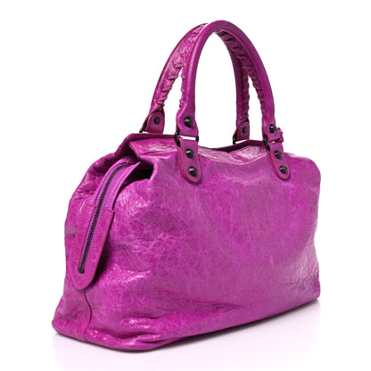 Balenciaga Agneau Classic Hardware Step Magenta 4 of 11