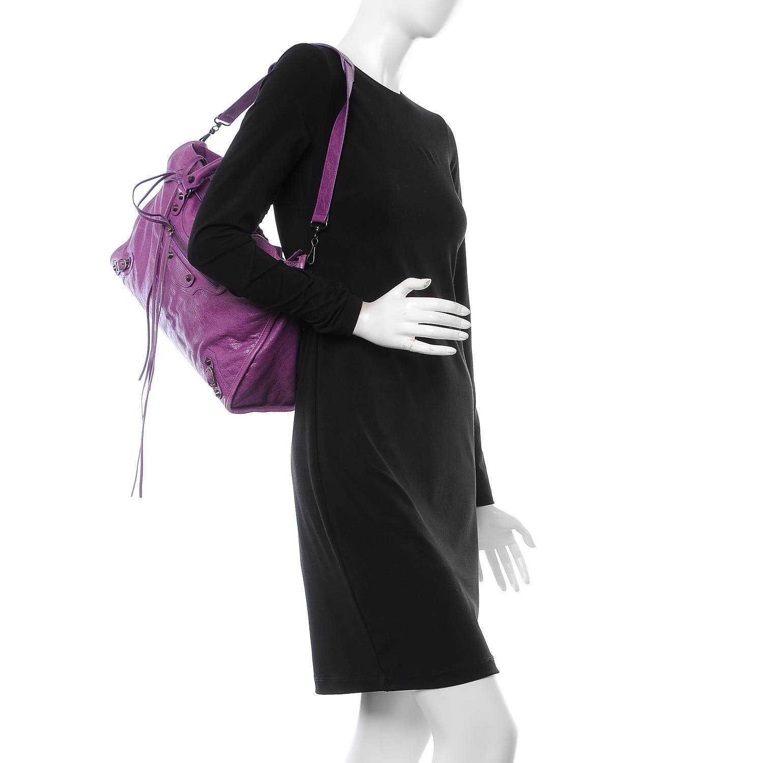 Balenciaga Agneau Classic Hardware City Ultraviolet 3 of 12