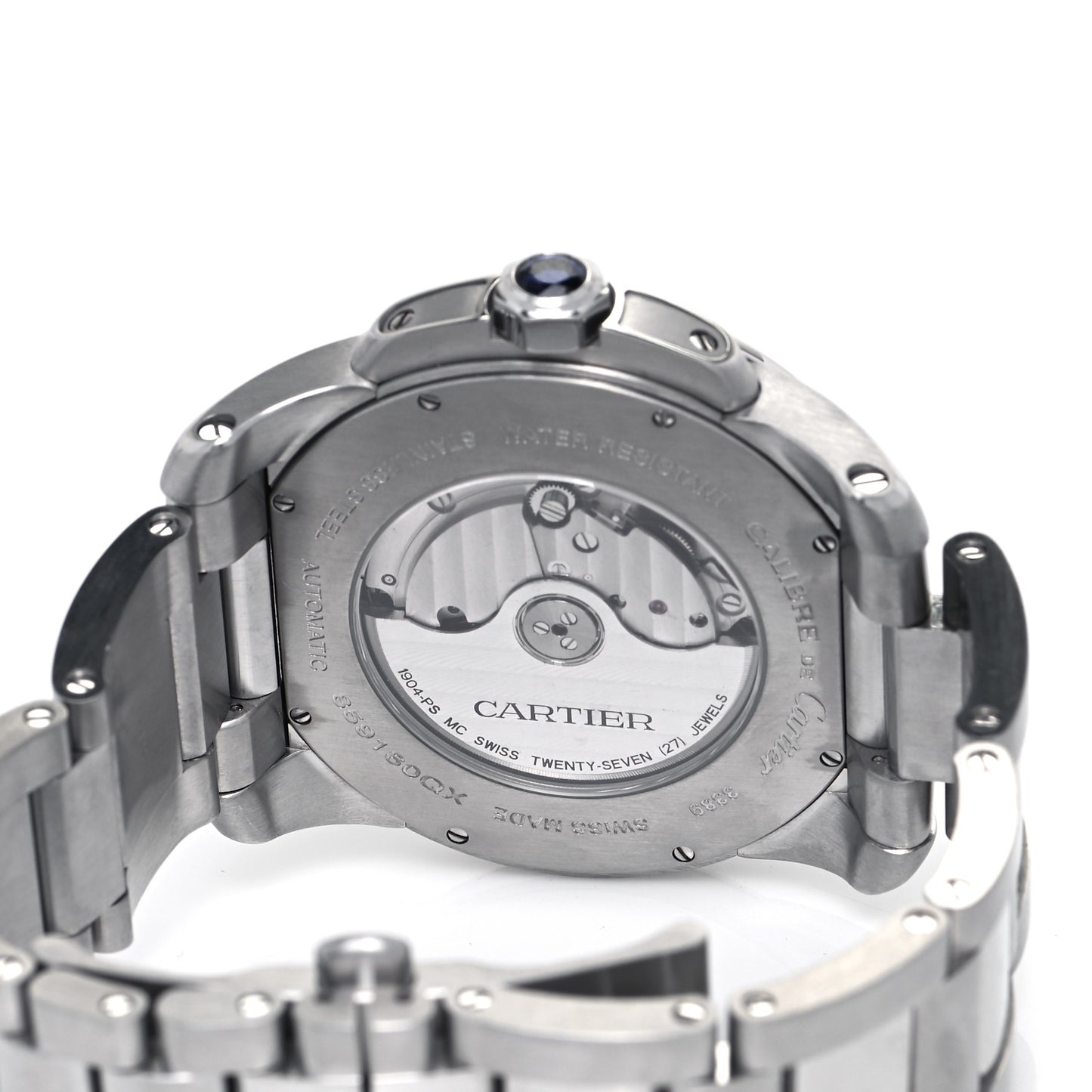 Stainless Steel 42mm Calibre de Cartier Automatic Watch