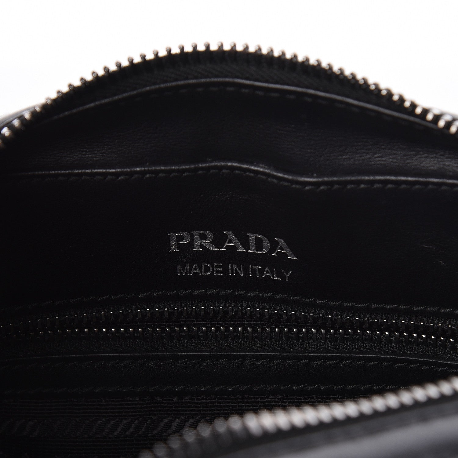 Prada Soft Calfskin Diagramme Crossbody Bag Black 8 of 9