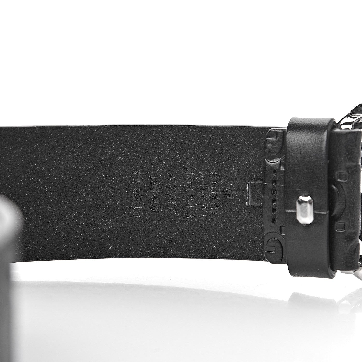 Gucci Guccissima Square G Belt 100 40 Black 4 of 10