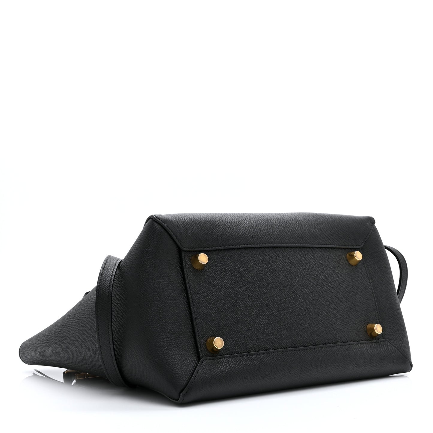 Grained Calfskin Mini Belt Bag Black