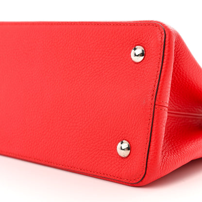 Louis Vuitton Taurillon Capucines MM Coquelicot 9 of 9