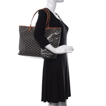 Goyard Goyardine Saint Louis PM Black Gold 2 of 9