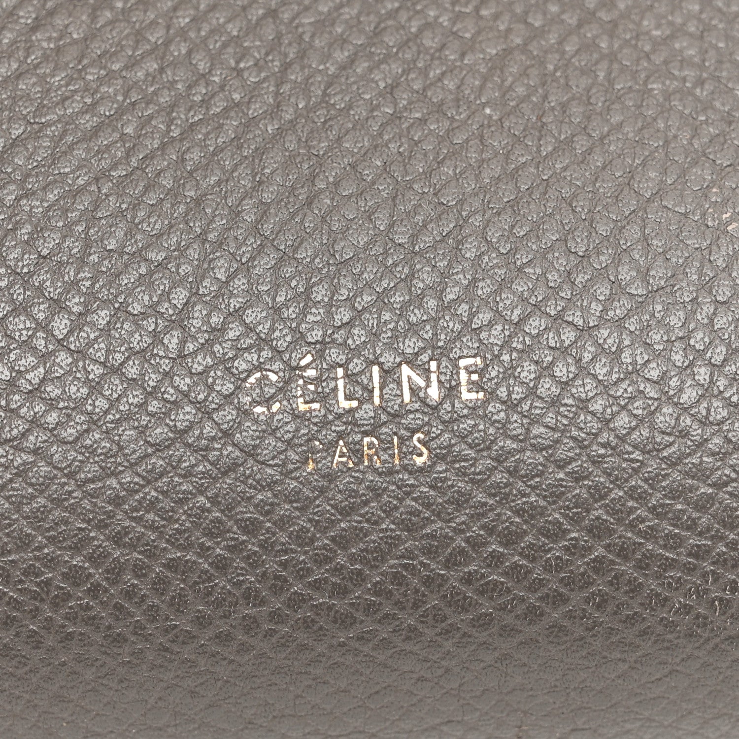 Celine Grained Calfskin Micro Belt Bag Grey 6 of 11
