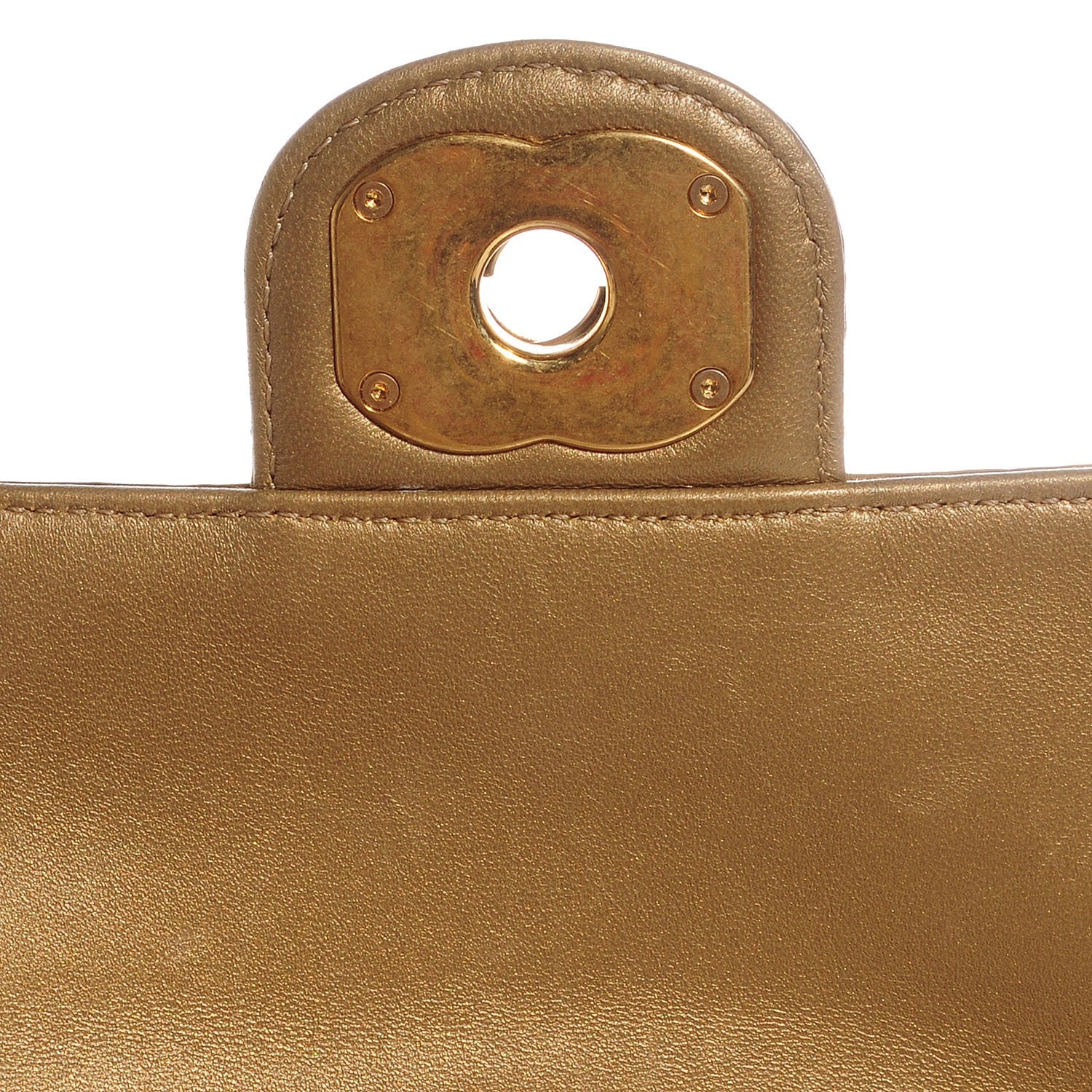 Chanel Python Medium Perfect Edge Flap Gold 5 of 8