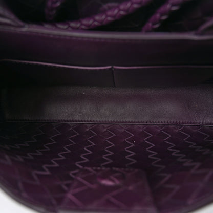 Bottega Veneta Nappa Intrecciato Small East West Andiamo Shoulder Bag Dark Mystic 5 of 10