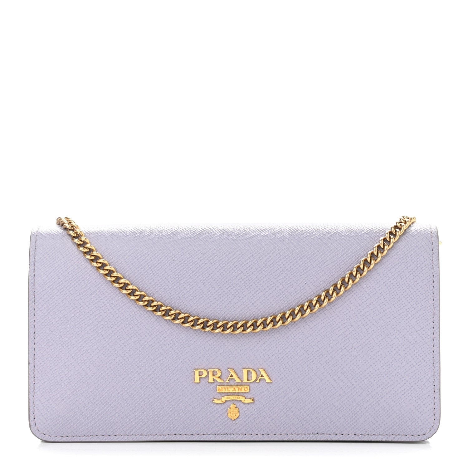 Prada Saffiano Metal Mini Crossbody Bag Glicine 1 of 11