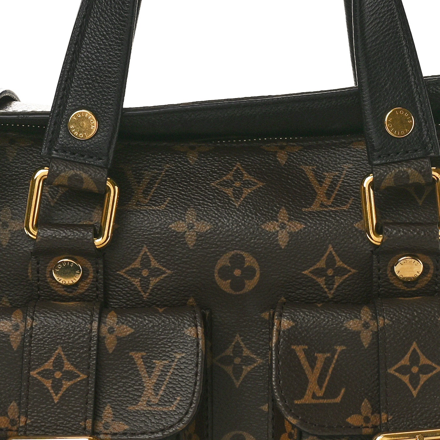 Louis Vuitton Monogram Manhattan NM Black 8 of 11