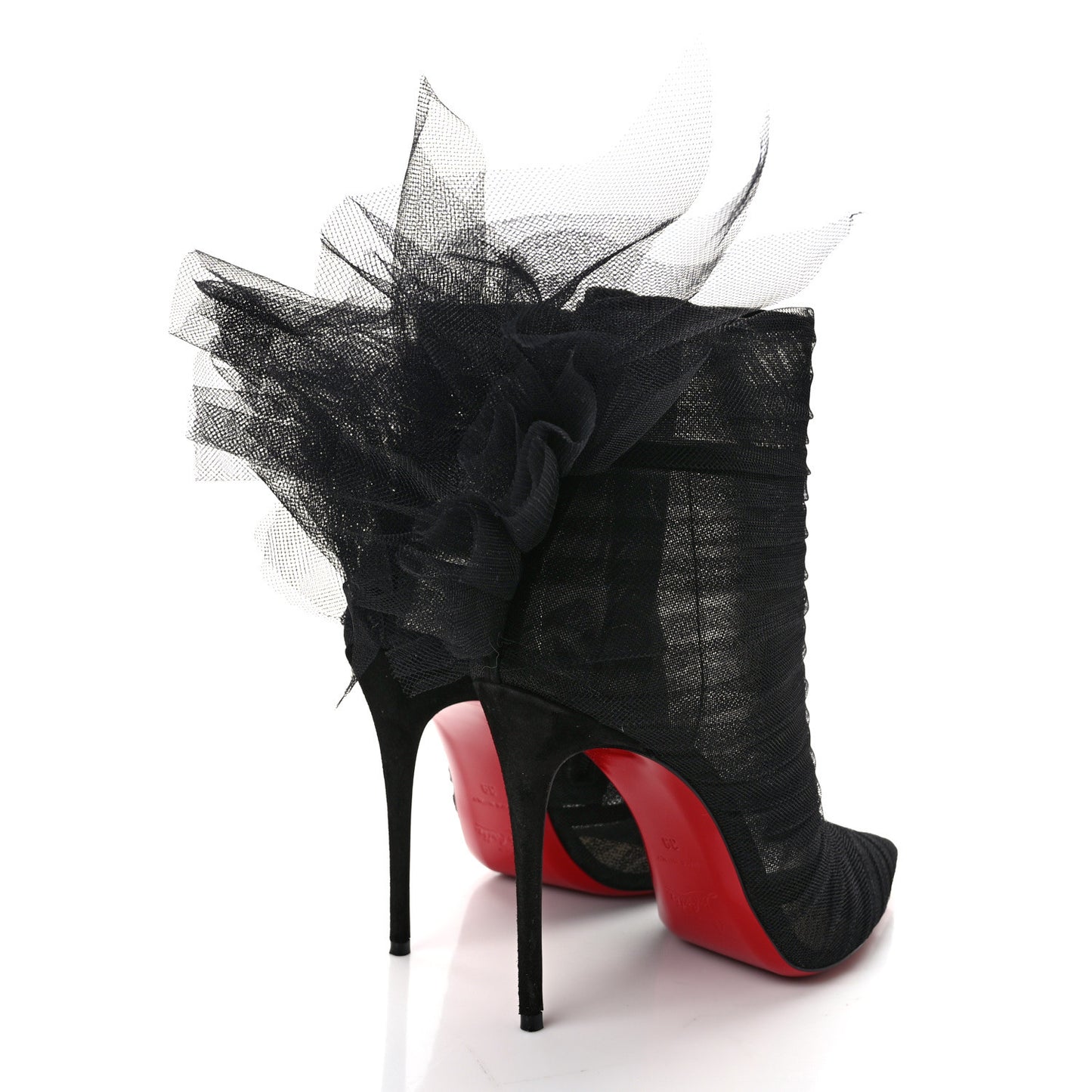 Tulle Nappa Libellibooty 100 Ankle Boots 39 Black