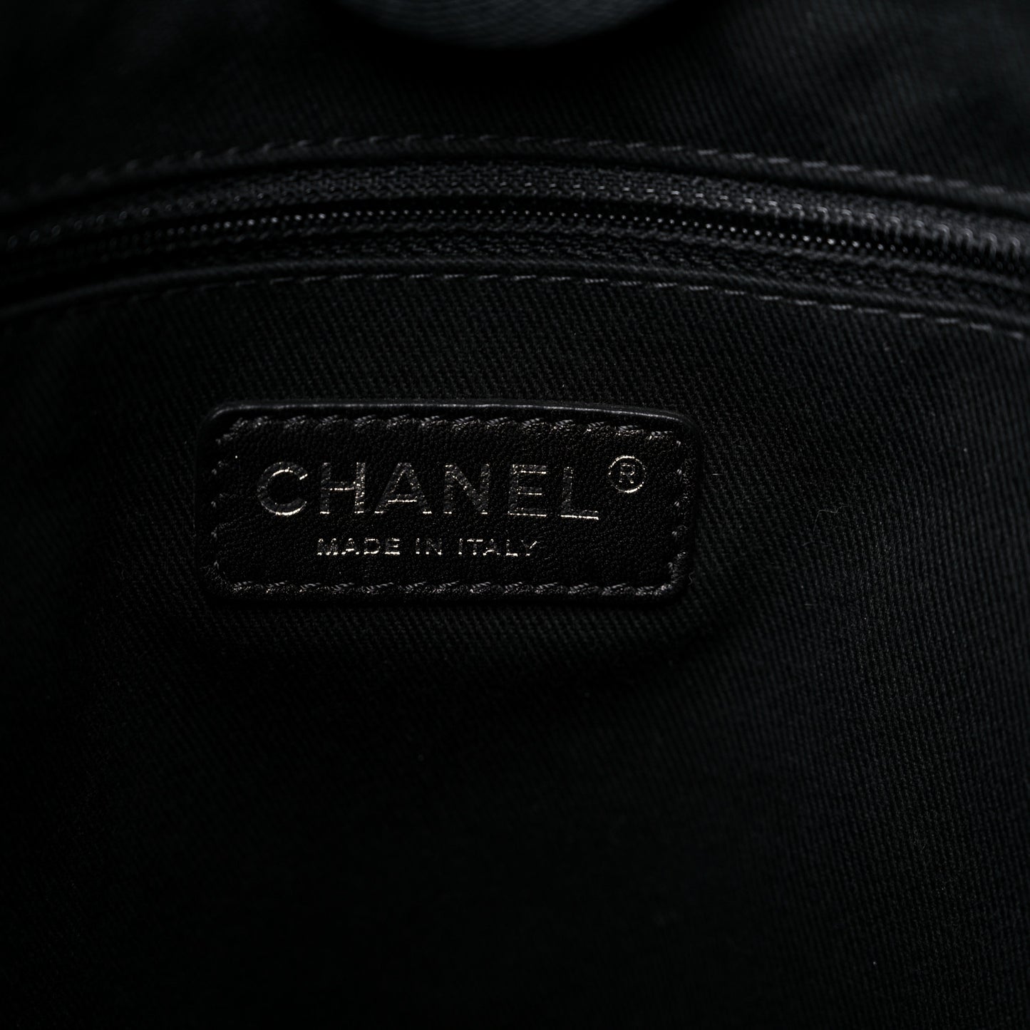 Canvas Mini Deauville Tote Dark Grey