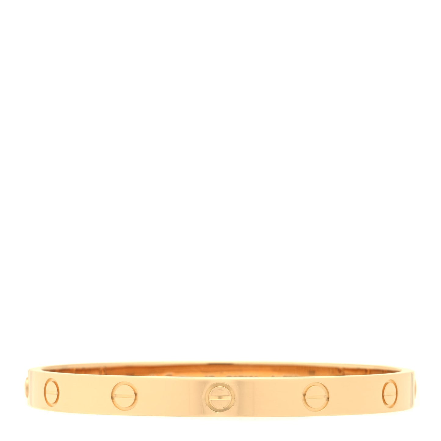 18K Yellow Gold LOVE Bracelet 17