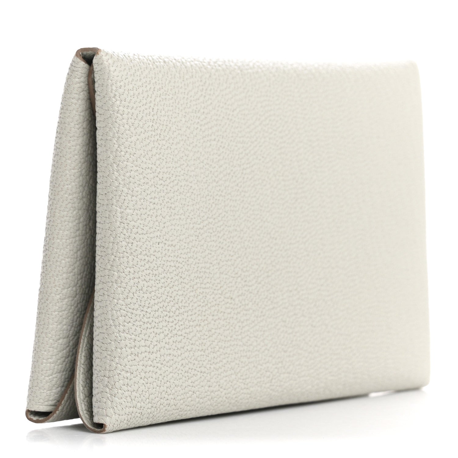 Hermes Chevre Mysore Calvi Duo Card Case Gris Perle 3 of 9