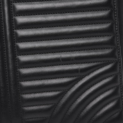 Prada Soft Calfskin Impunture Diagramme Tote Black 9 of 10
