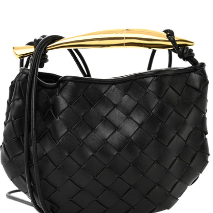 Bottega Veneta Nappa Intrecciato Mini Sardine Bag Black 7 of 9