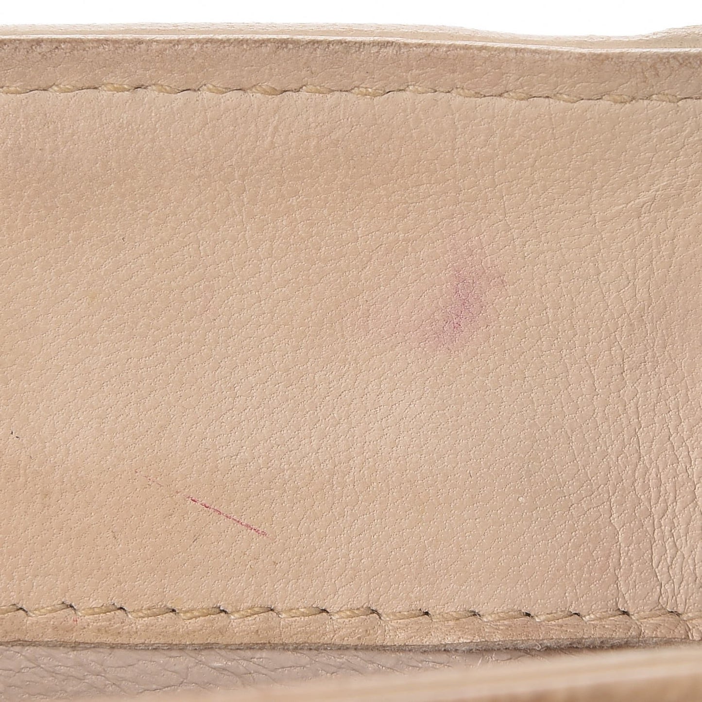 Lambskin Quilted Tassel Shoulder Bag Beige