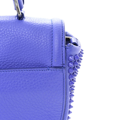 Christian Louboutin Calfskin Spikes Panettone Messenger Blue 15 of 15
