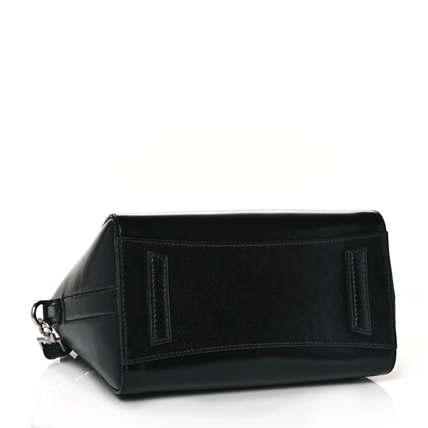 Shiny Lord Calfskin Mini Antigona Black