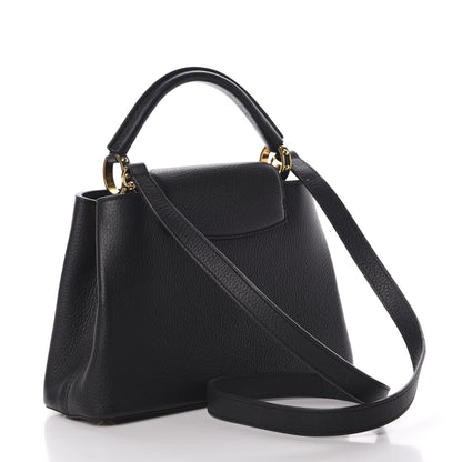 Louis Vuitton Taurillon Capucines BB Black 4 of 12