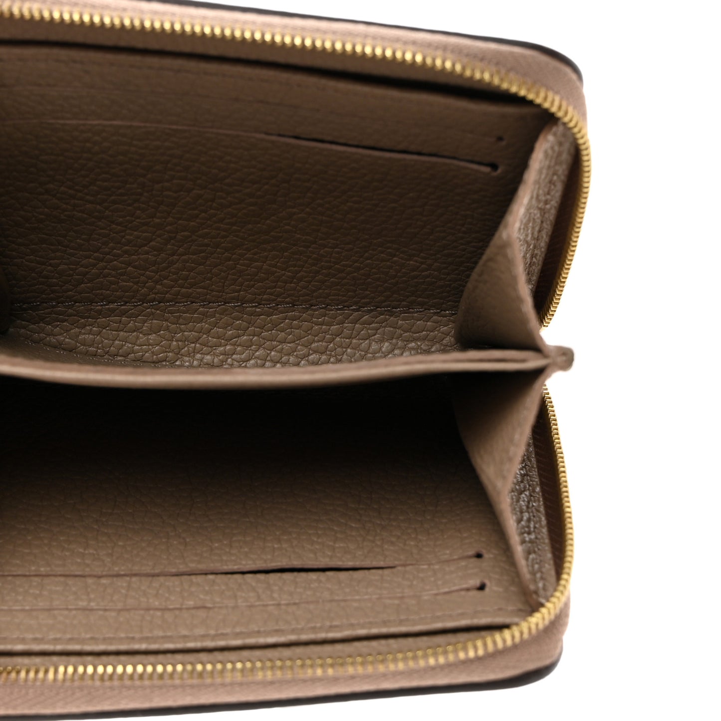 Empreinte Monogram Giant Zippy Coin Purse Tourterelle Creme