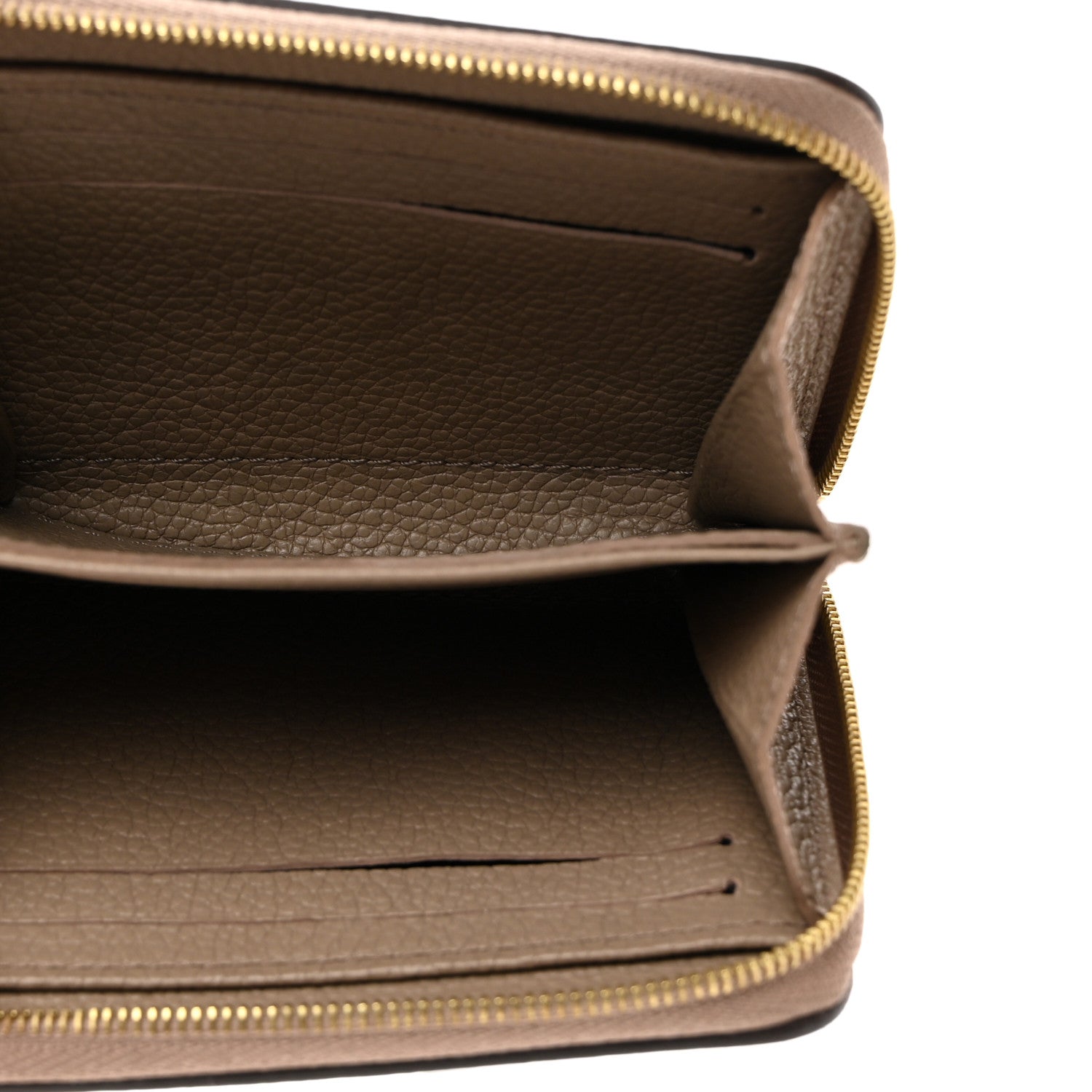 Louis Vuitton Empreinte Monogram Giant Zippy Coin Purse Tourterelle Creme 5 of 7