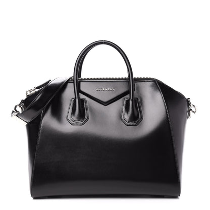 Givenchy Shiny Lord Calfskin Medium Antigona Black 1 of 11