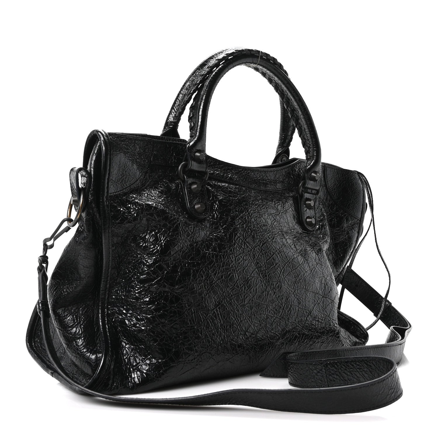 Balenciaga Agneau Arena Classic Hardware Medium Le City Black 3 of 11