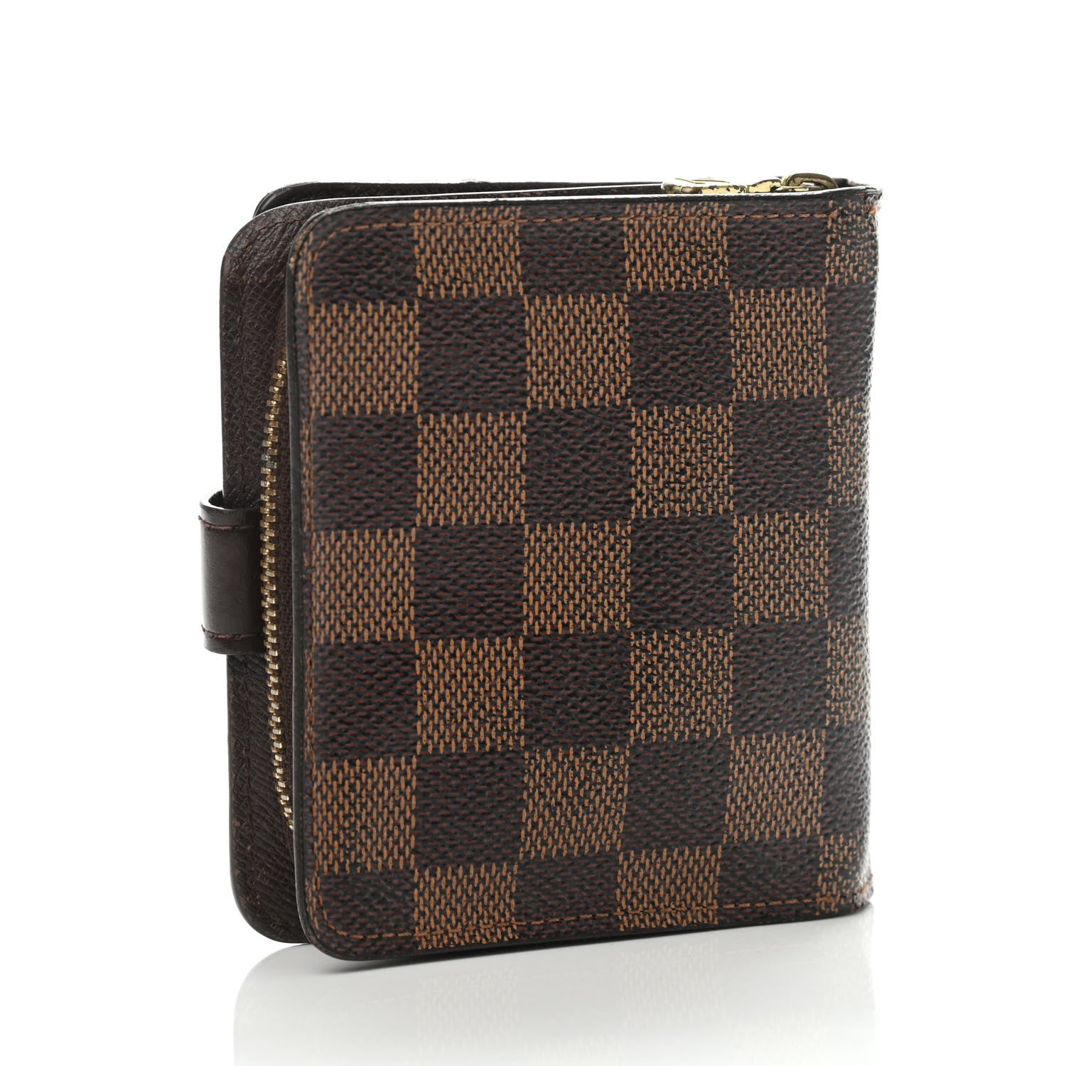 Louis Vuitton Damier Ebene Zippe Zipped Compact Wallet 2 of 4