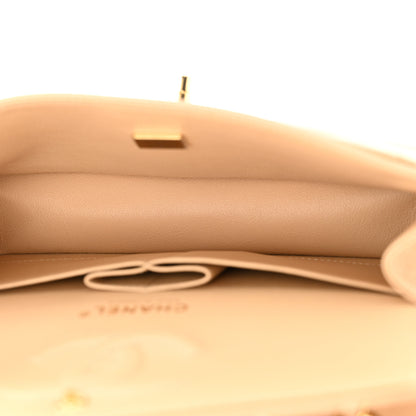 Chanel Caviar Quilted Small Double Flap Beige 5 of 10