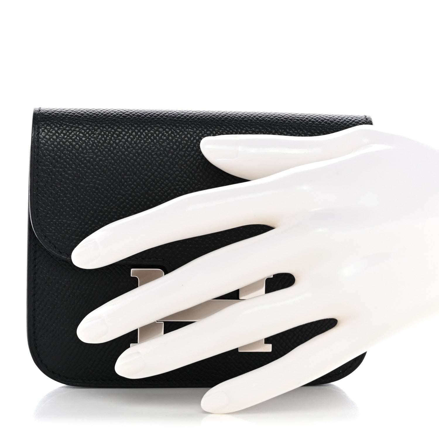 Hermes Epsom Constance Slim Wallet Black 2 of 9