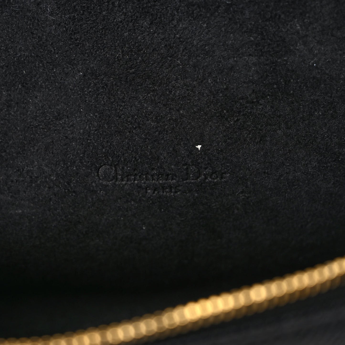Grained Calfskin Caro Double Pouch Black