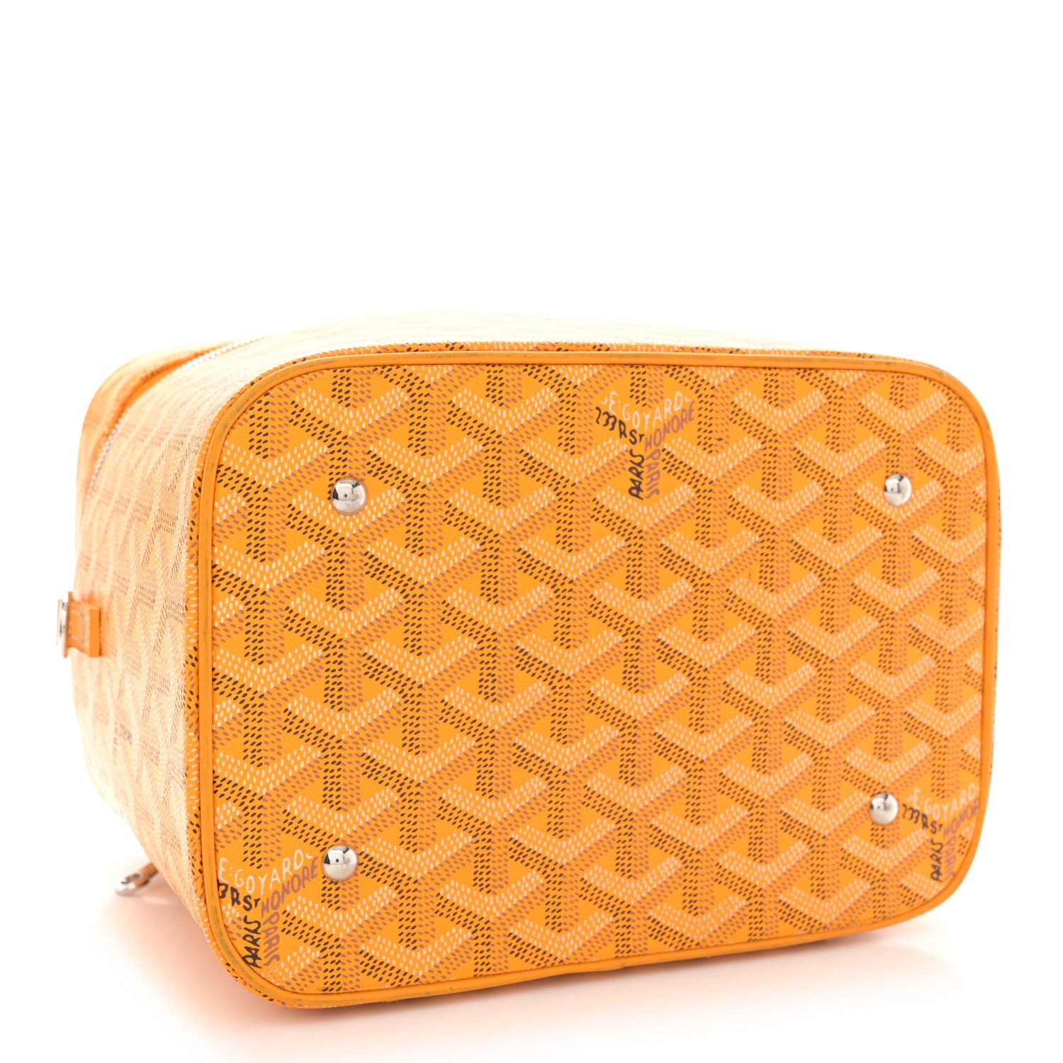 Goyard Goyardine Muse Vanity Case Yellow 4 of 12