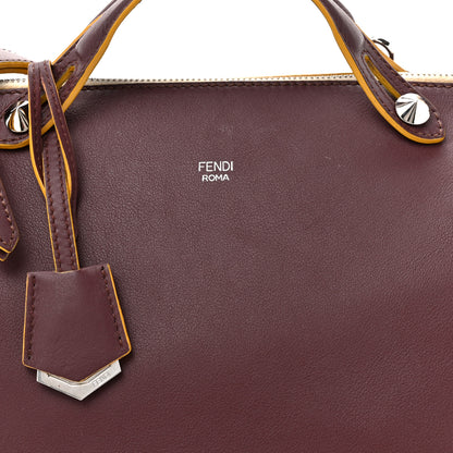 Fendi Vitello Dolce Large By The Way Boston Bag Bordeaux Multicolor 9 of 16