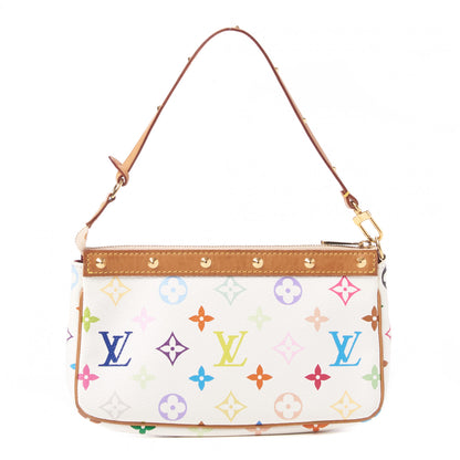 Louis Vuitton Monogram Multicolor Pochette Accessories White 1 of 7