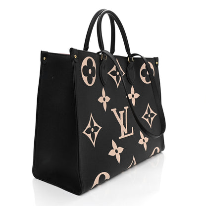 Louis Vuitton Empreinte Monogram Giant Onthego GM Black Beige 3 of 10