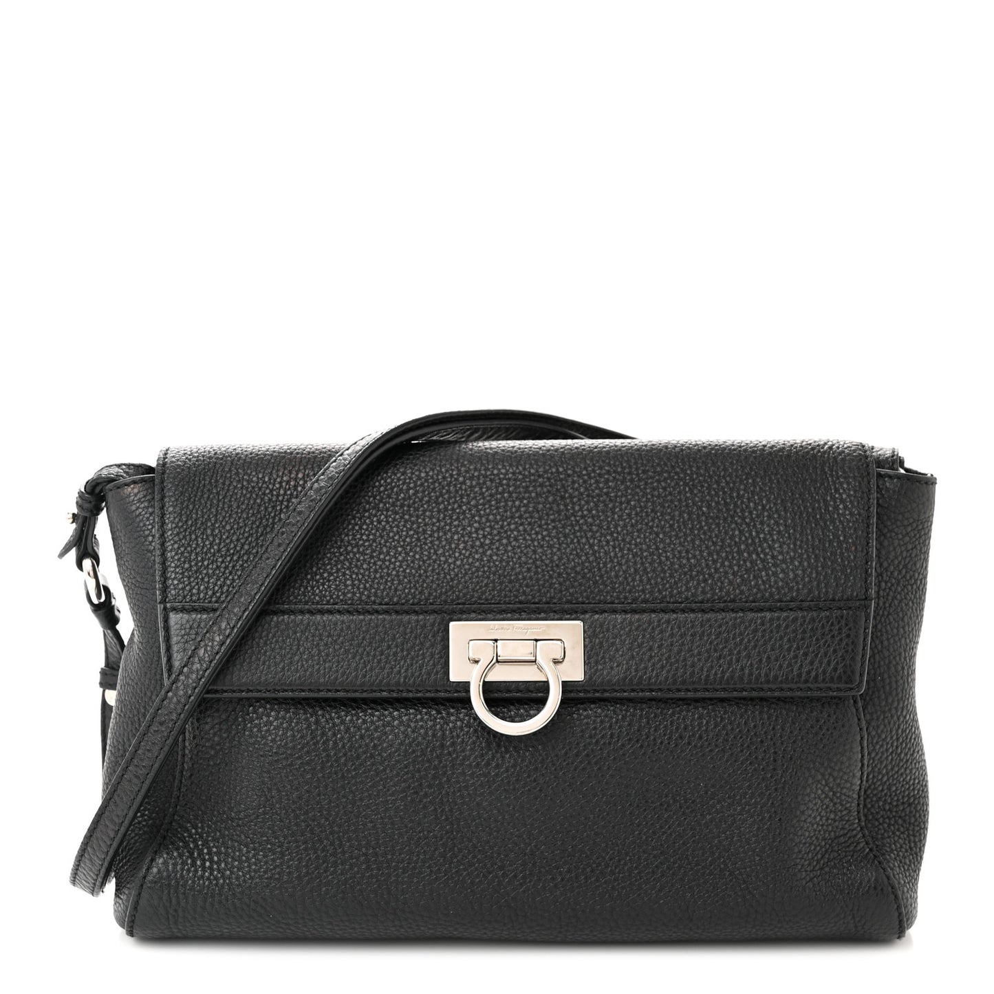 Calfskin Abbey Crossbody Black