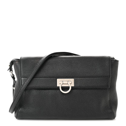 Salvatore Ferragamo Calfskin Abbey Crossbody Black 1 of 12