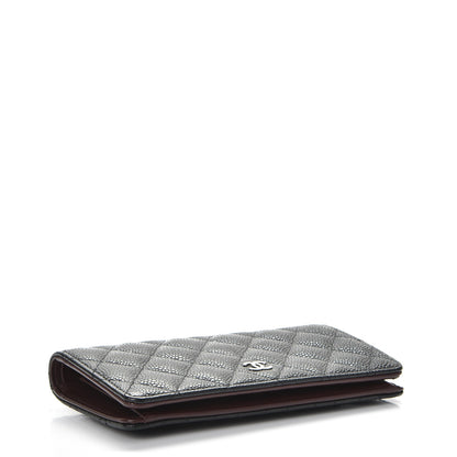 Chanel Caviar Quilted Yen Wallet Black 4 of 10