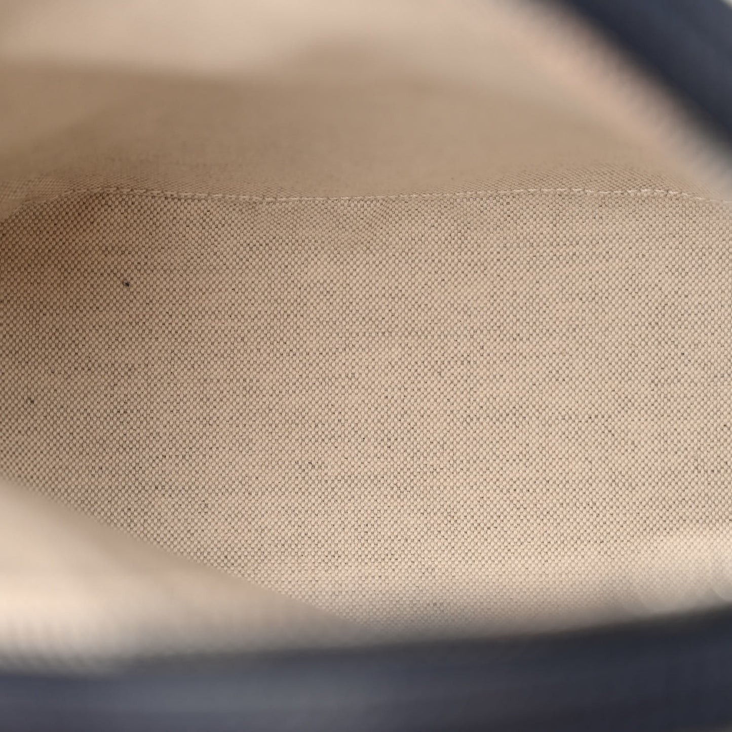 GG Supreme Monogram Textured Dollar Calfskin Web Small Ophidia Day Backpack Beige Blue Black