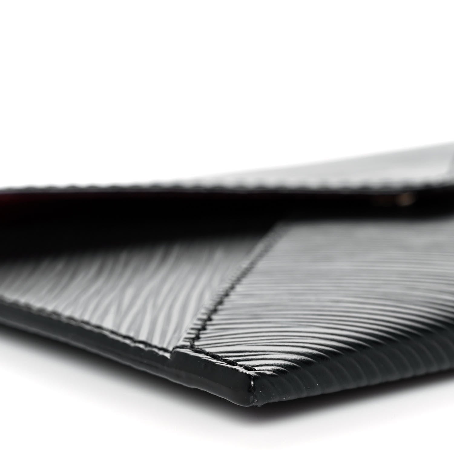 Louis Vuitton Epi Envelope Pouch Black 7 of 9