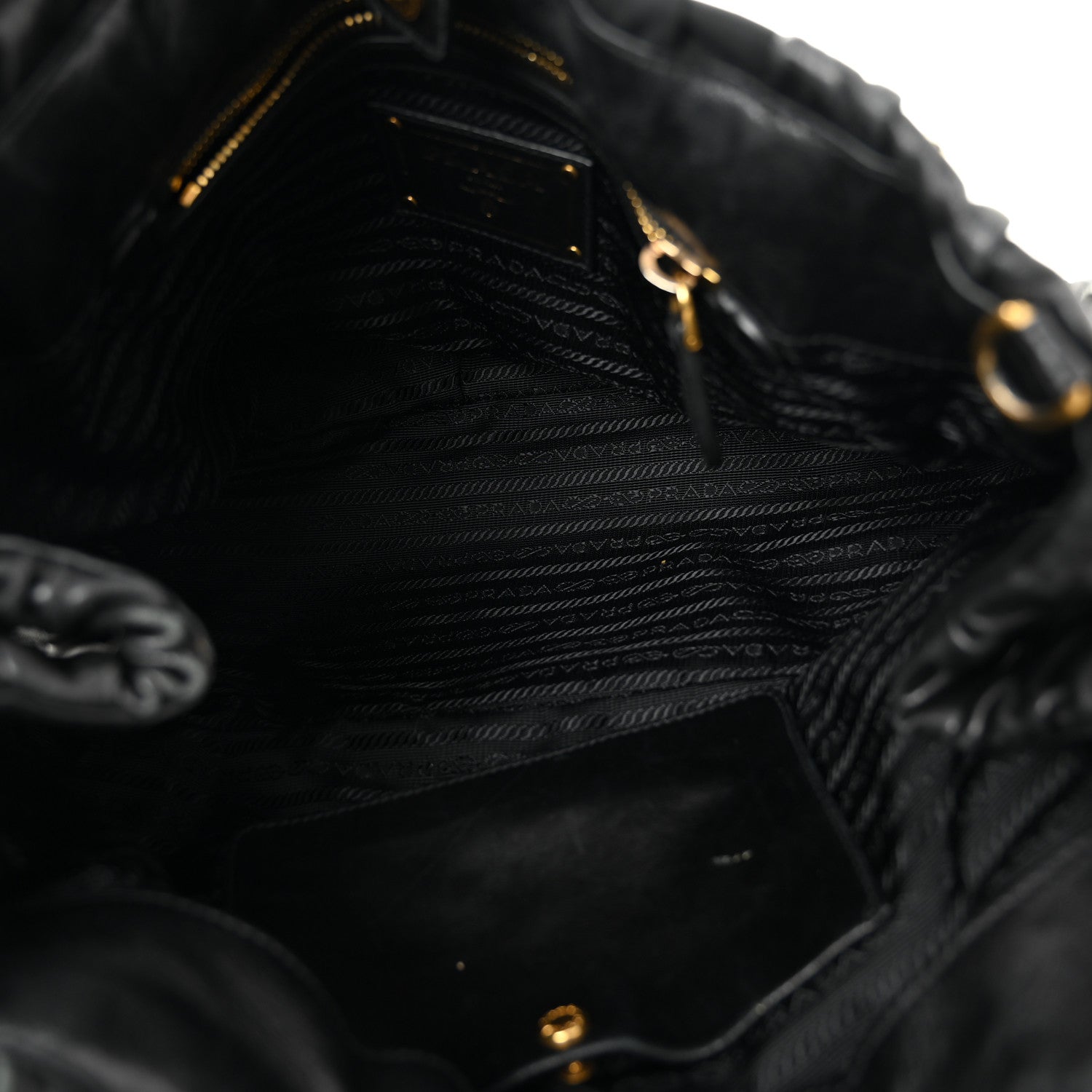 Prada Tessuto Nylon Gaufre Shopping Satchel Black 5 of 10