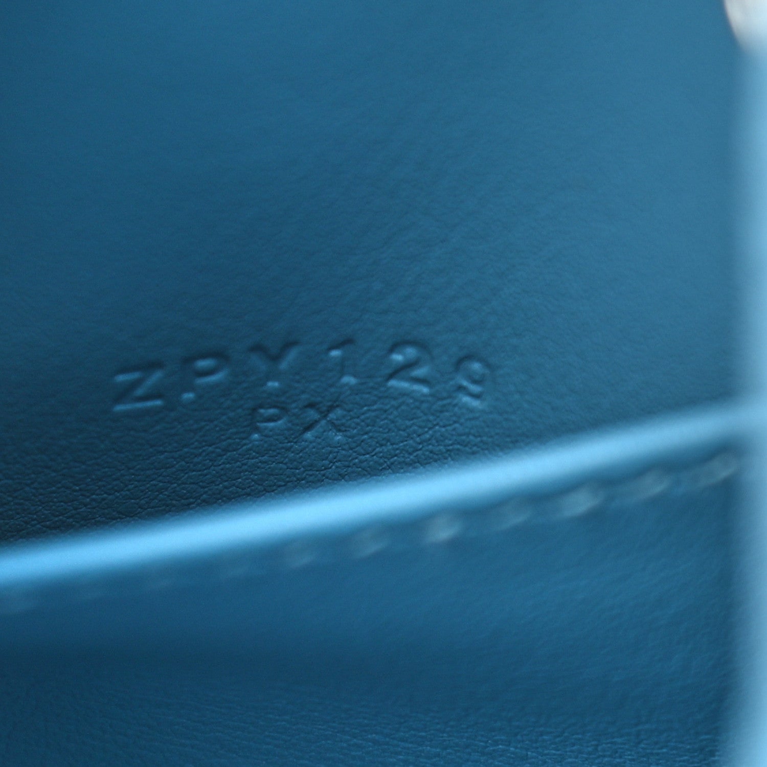 Hermes Taurillon Clemence Mini Lindy 20 Bleu Du Nord 7 of 10