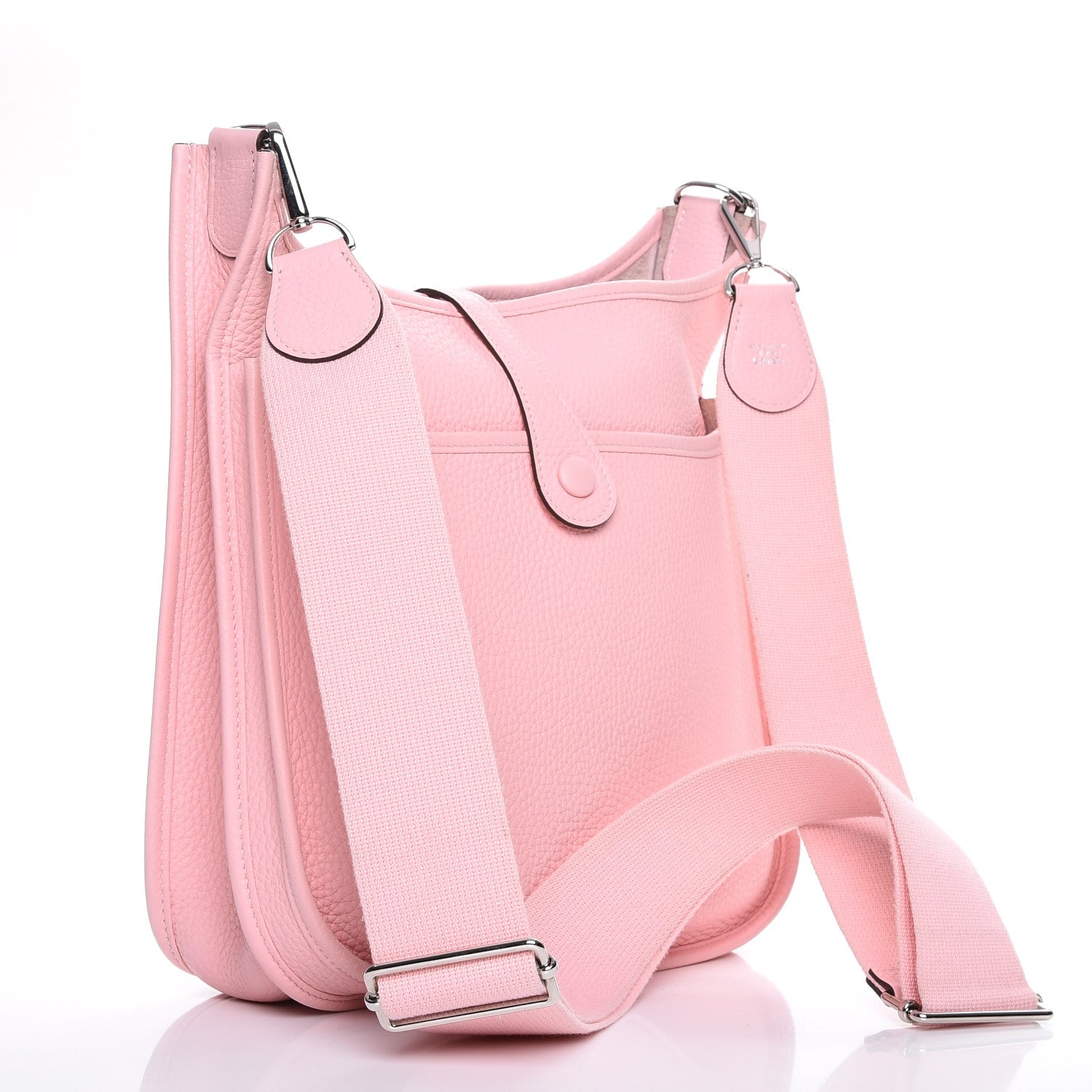 Hermes Taurillon Clemence Evelyne III PM Rose Sakura 3 of 11
