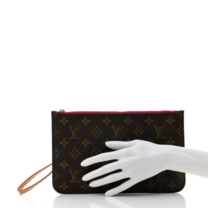 Louis Vuitton Monogram Neverfull MM GM Pochette Pivoine 2 of 7