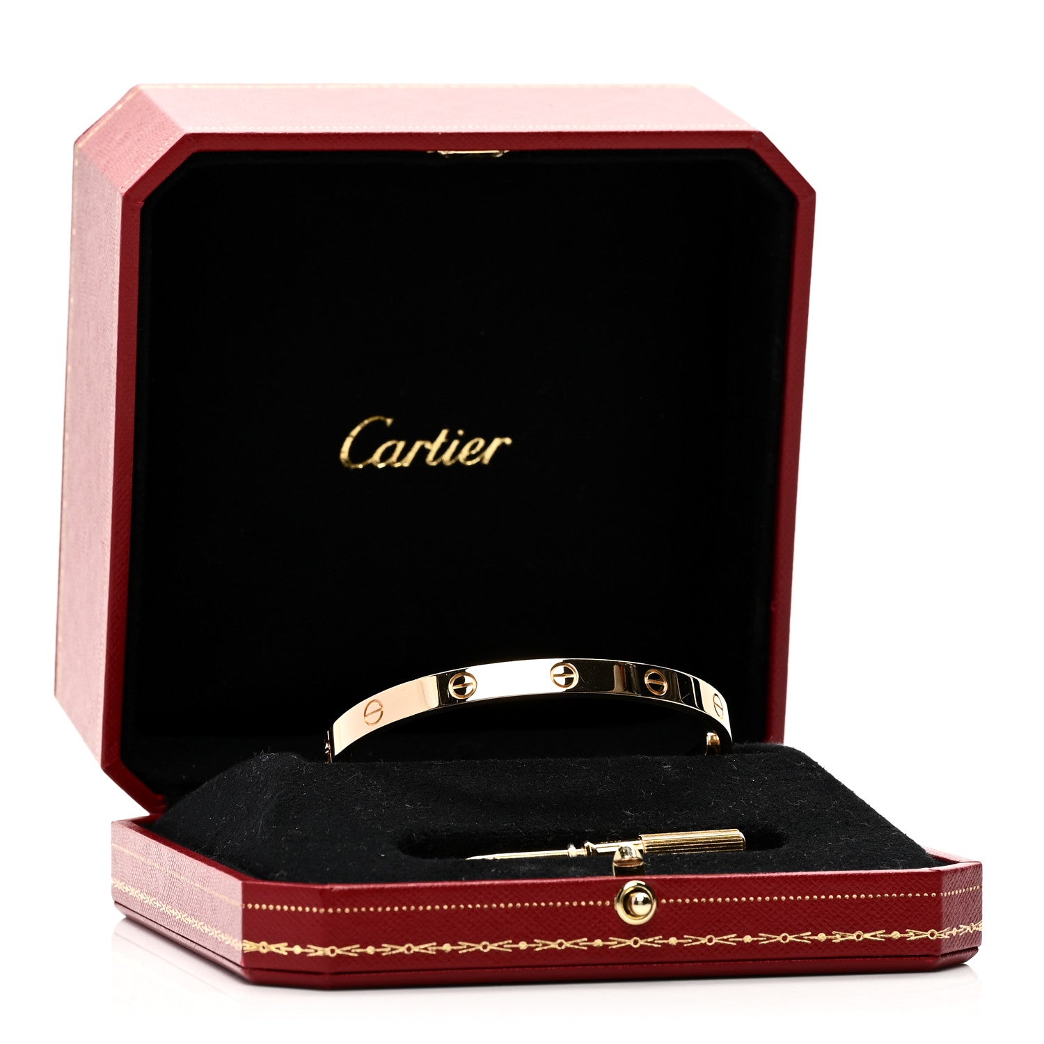 Cartier 18K Yellow Gold LOVE Bracelet 19 8 of 8